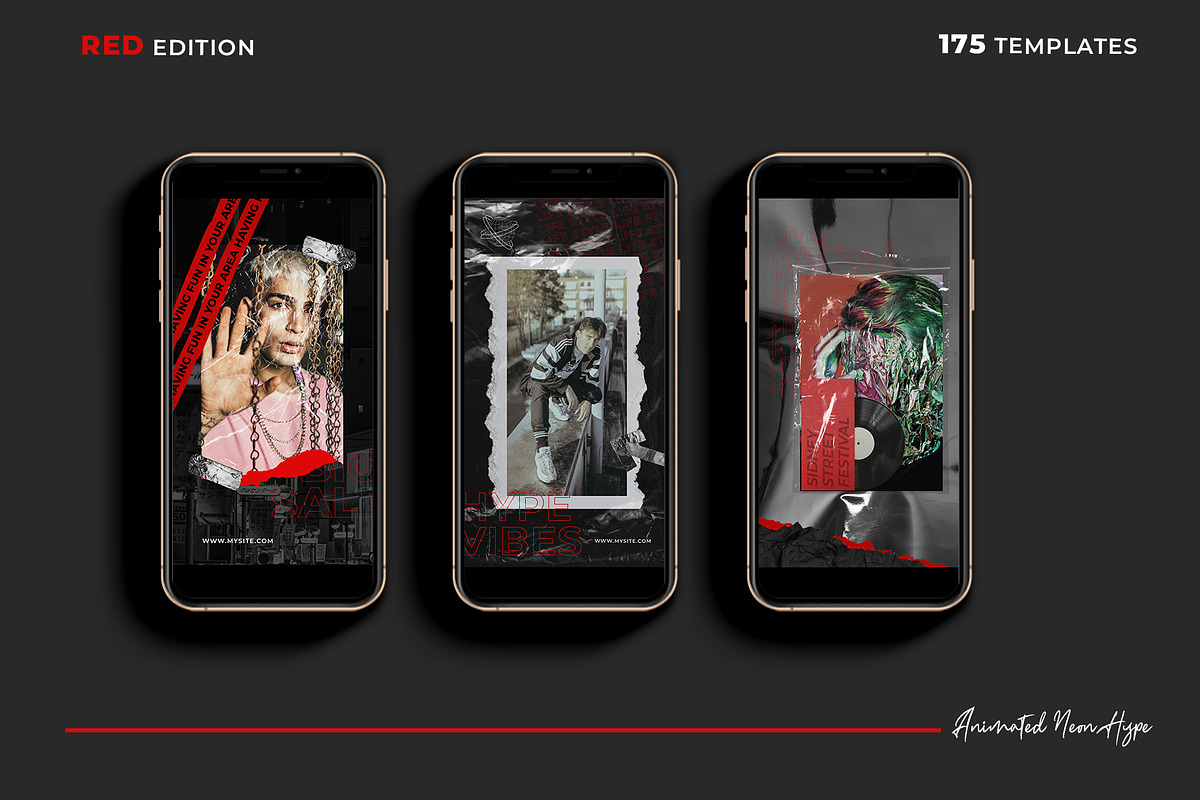 PS & CANVA Neon Hype - Social Media, a Social Media Template by Eviory (Photo 13 of 19)