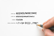 Handwritten All Caps Font, a Font by TessShearer (Thumbnail 3 of 3)