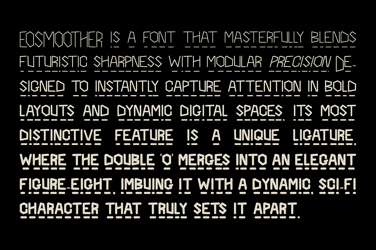 Eosmoother - Geometric Sans Display, a Sans Serif Font by Indotype Foundry (Photo 2 of 10)