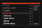 TBJ Monodrip Inktrap Monospace, a Sans Serif Font by Taboja Studio (Thumbnail 3 of 15)