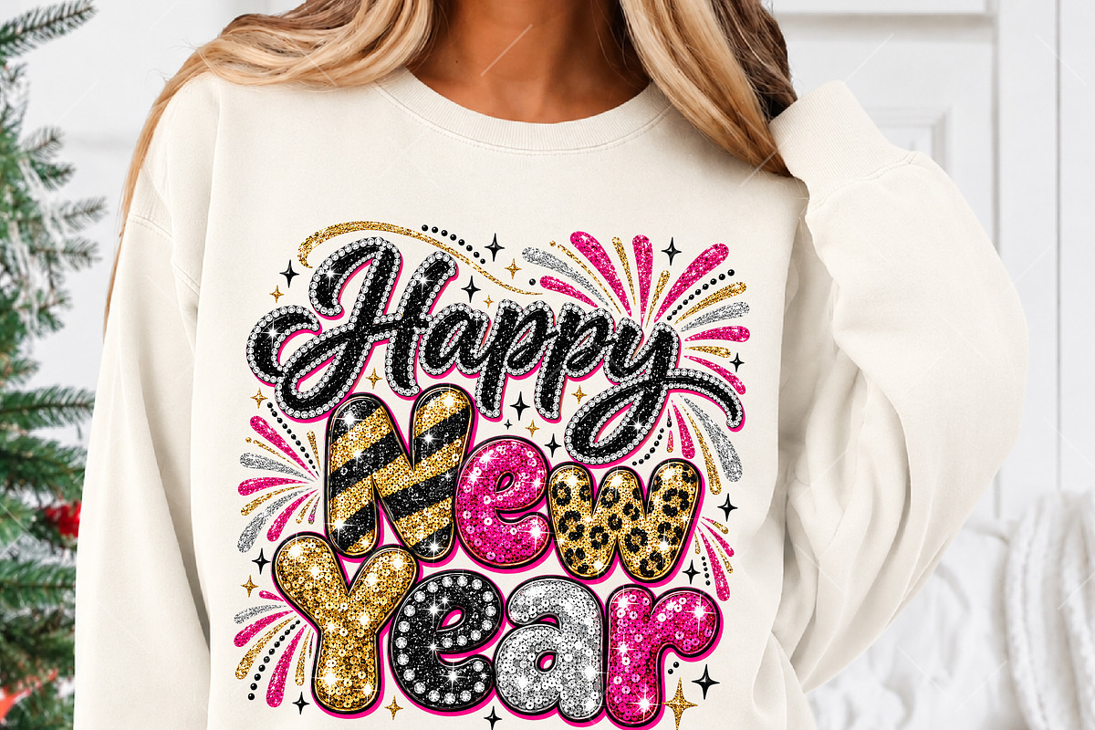 Happy New Year 2027 PNG Bundle, a Seasonal Illustration by OK Design (Photo 5 of 7)