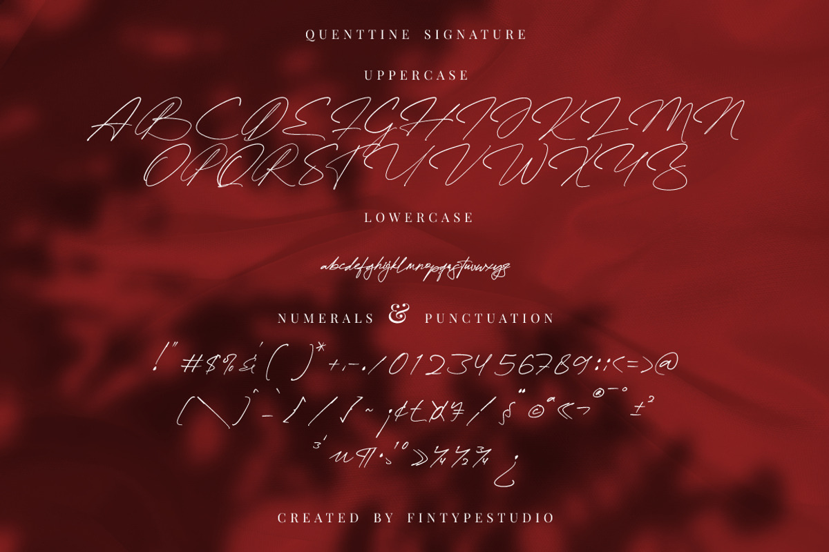 Quenttine Signature Business Font, a Script Font by KennedyStudio (Photo 8 of 11)