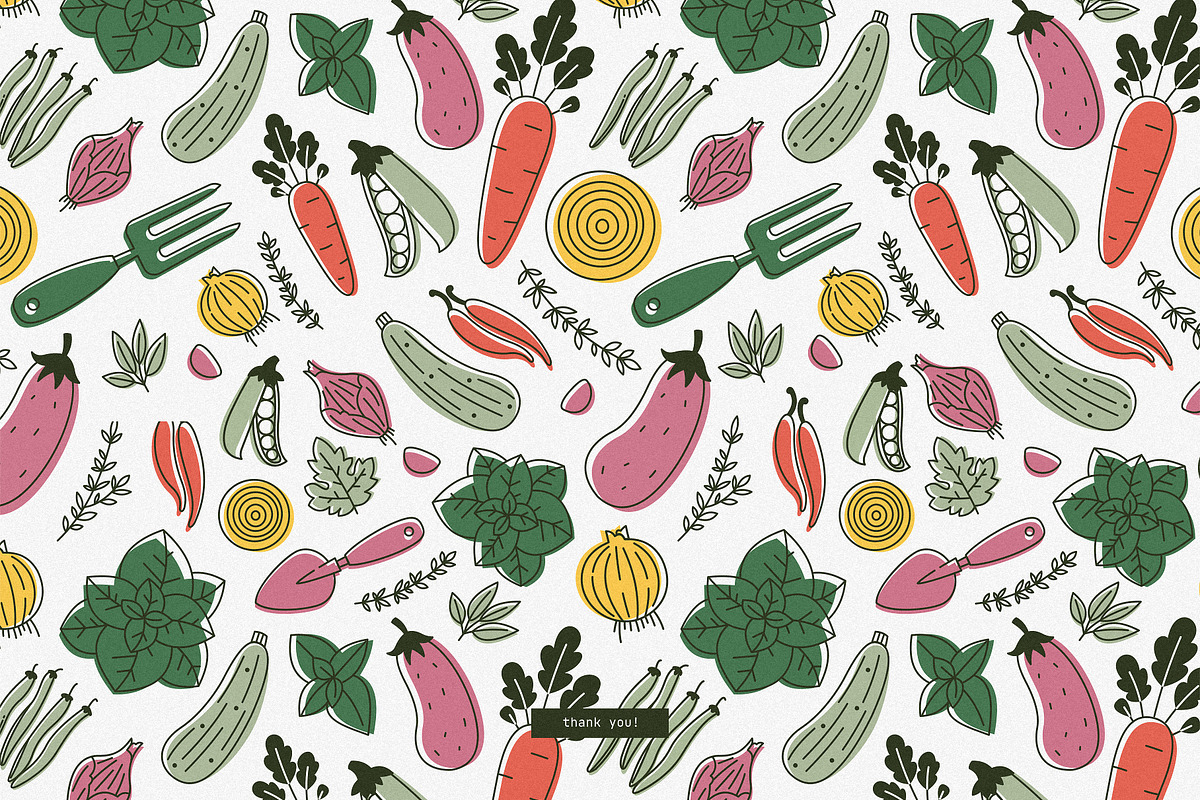 Minimalist vegetables collection, a Food Illustration by adehoidar (Photo 9 of 9)