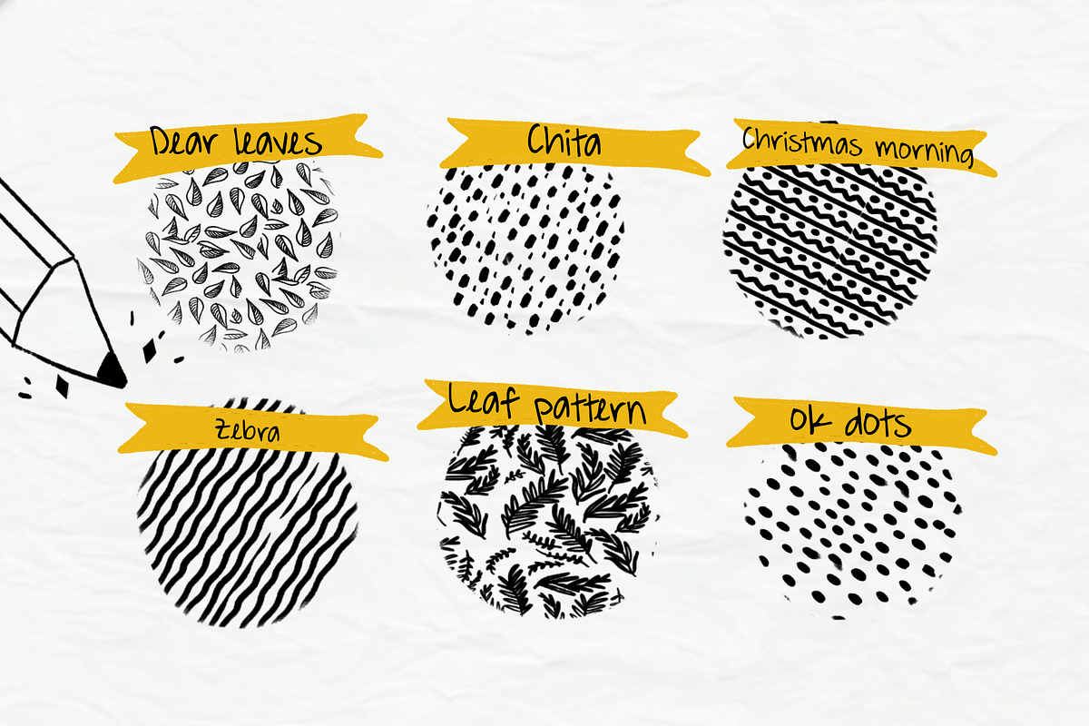 Handmade Brush Pattern - Procreate, a Brush Add-On by Eliza Moreno Illustration (Photo 3 of 5)