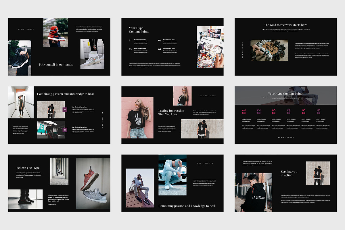 Otoro : Fashion Pitch Powerpoint, a Presentation Template by Punkl Camp (Photo 7 of 9)