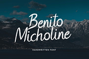 Benito Micholine Brush Handwritten F, a Script Font by UICreative (Thumbnail 1 of 5)