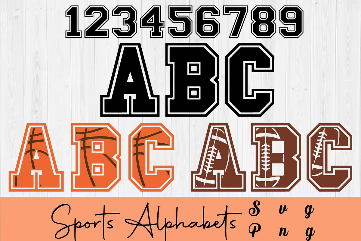 Sports Alphabet Font SVG Set, a Handwritten Font by EllaMaiyaali (Photo 2 of 2)