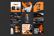 Boxing Instagram Templates, a Social Media Template by Azruca (Thumbnail 2 of 11)