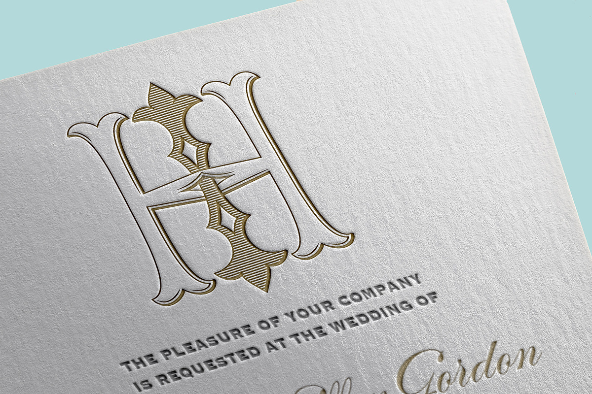HI Monogram IH Monogram, a Branding & Logo Template by Shuler Studio