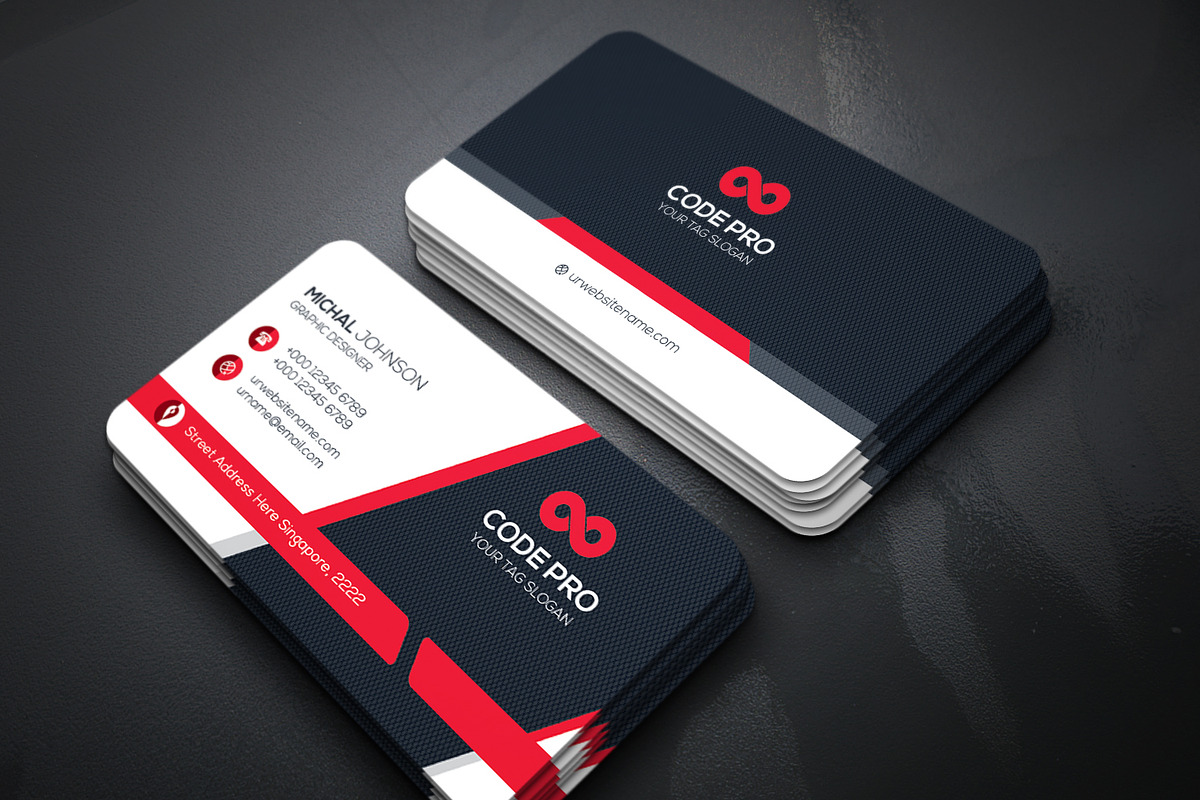 Business Card 2 in 1, a Business Card Template by Genereux Art (Photo 1 of 8)
