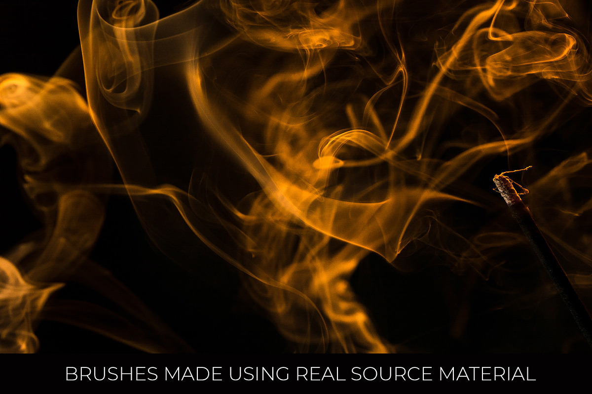 26 Smoke Brushes for Photoshop, a Brush Add-On by Dene Studios (Photo 5 of 6)