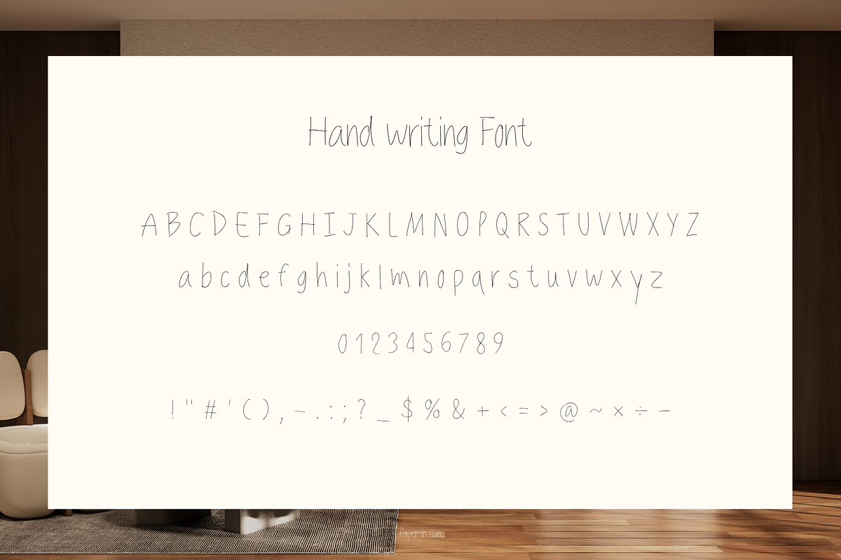 Home - Handwriting Font, a Handwritten Font by paperinsun (Photo 6 of 14)