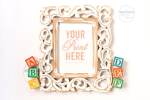 SET of 2 Baby Nursery Frame Mockup