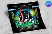 Music DJ Party Night Flyer, a Flyer Template by Psd Templates (Thumbnail 2 of 2)