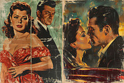 209 Vintage movie posters, a Person Illustration by Handmadefont (Thumbnail 11 of 11)