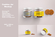 Cookies Jar Mockup, a Cups & Container Mockup by 2M GRAPHICS DESIGN (Thumbnail 1 of 4)