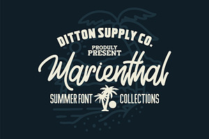 Marienthal Font Bundle + Extras!