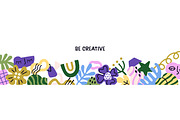 Abstract doodle shapes set, cards, a Decorative Illustration by PaperTrident (Thumbnail 4 of 5)
