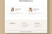 Skincare Landing Page Layout, a Landing Page Template by ContestDesign (Thumbnail 7 of 7)
