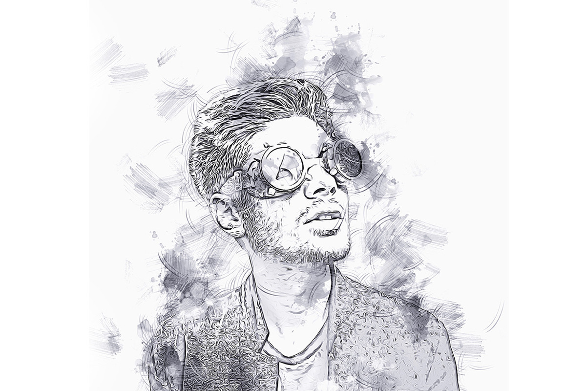 Pencil Sketch Art Photoshop Action, an Action Add-On by Studio Retouch (Photo 13 of 13)