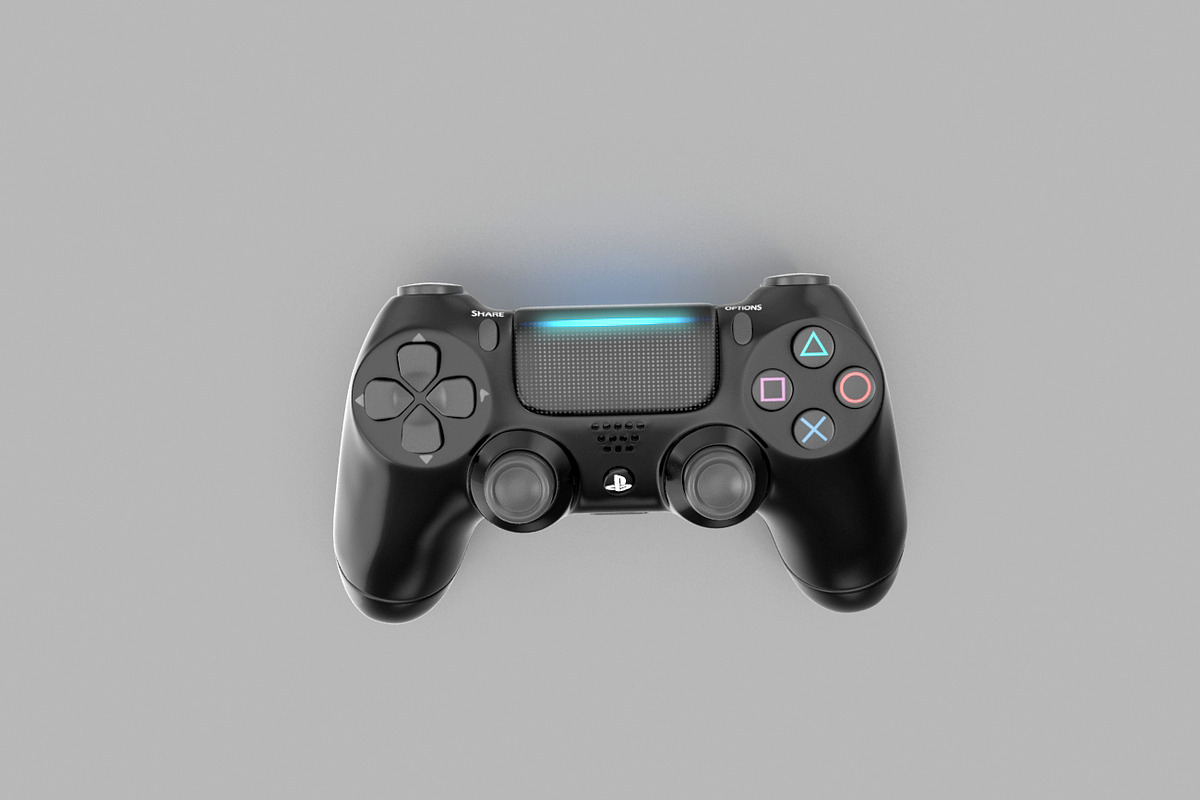 DualShock 4 Wireless Controller, an Object 3D Model by Tedi Permana (Photo 6 of 11)