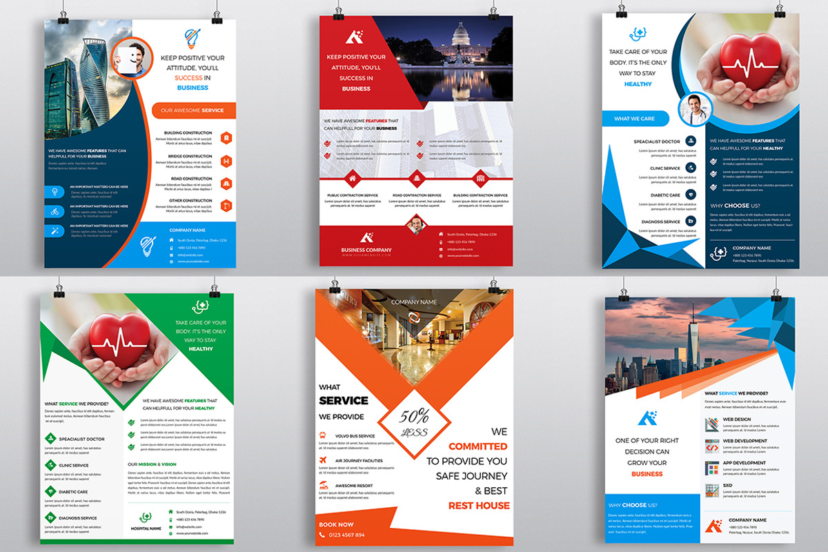 110+ Clean Business Flyers 98% Off, a Flyer Template by Imagine Design Studio (Photo 5 of 20)