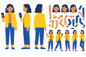 Illustration of a woman in a yellow, an Illustration by ZinetroN