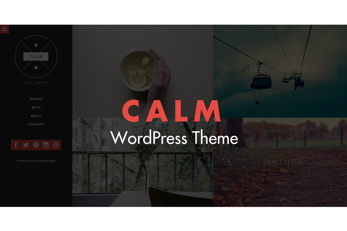 Calm - Responsive WordPress Theme, a Templates & Theme by KS Designing