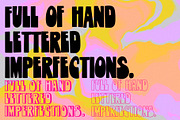 Psychedelitype Sooky - 3 font family, a Sans Serif Font by Dear Darling Design (Thumbnail 5 of 8)