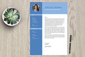 Resume Template 2 Page Pack Joulie