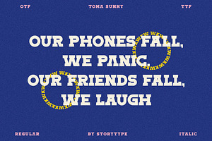 Toma Sunny Slab Serif Font