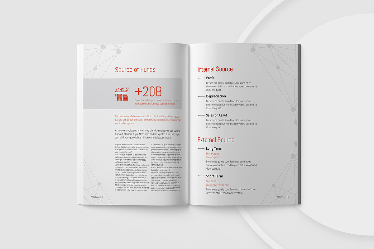Minimal White Paper, a Brochure Template by astutedesign11 (Photo 5 of 13)
