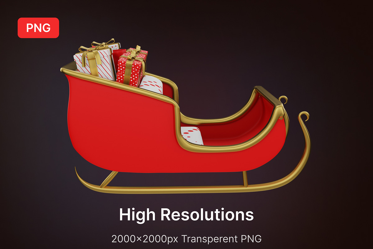 Santa – Christmas 3D Models, an Object 3D Model by Iqonic Design (Photo 4 of 6)