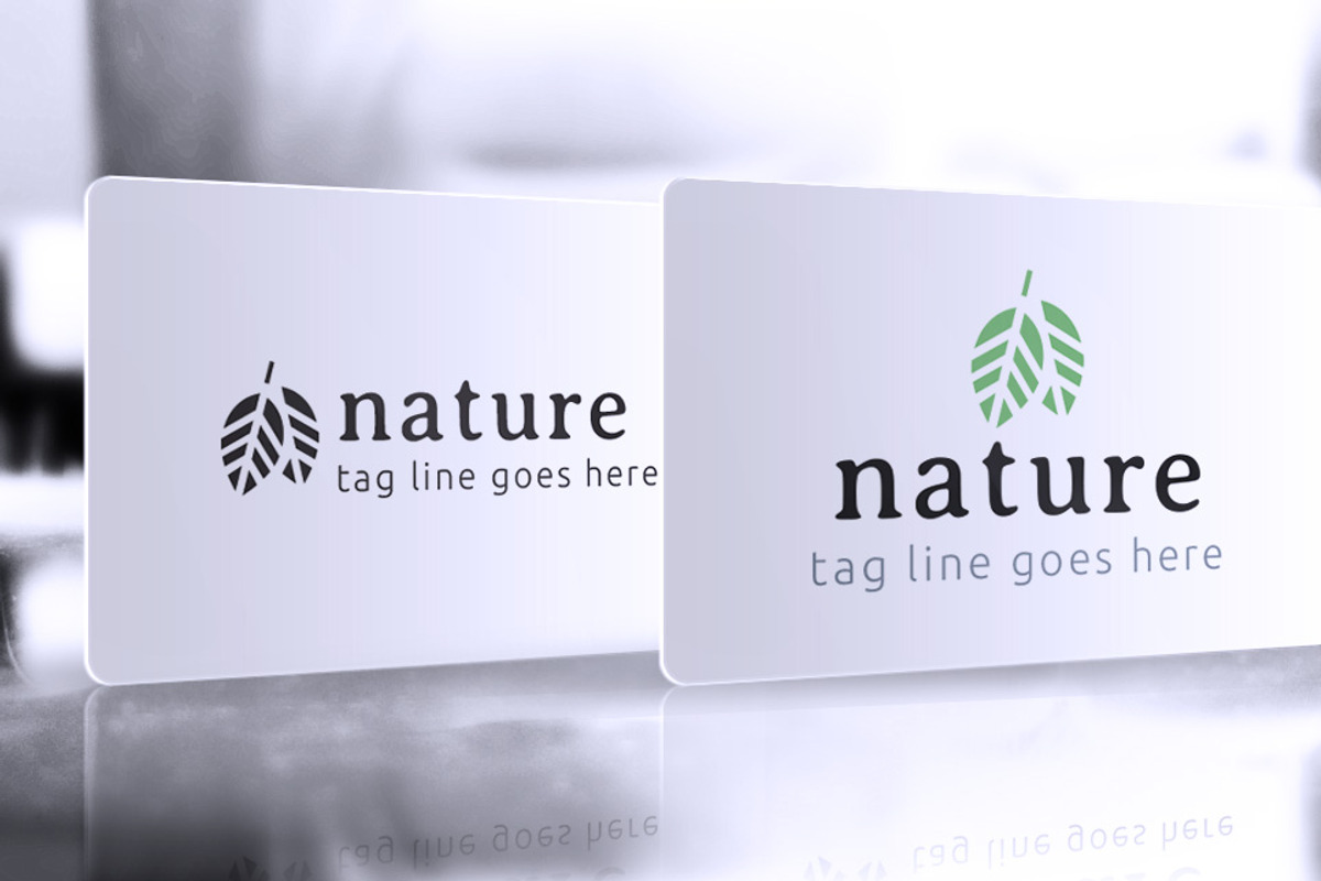 Nature Leaf Vector Logo Template, a Branding & Logo Template by GladicMonster (Photo 8 of 26)