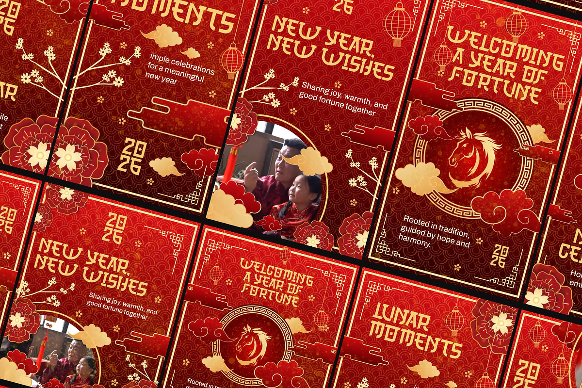 Chinese New Year Social Media, a Social Media Template by Loin Studio (Photo 2 of 3)