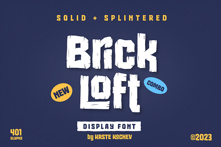 Brick Loft - Display Font