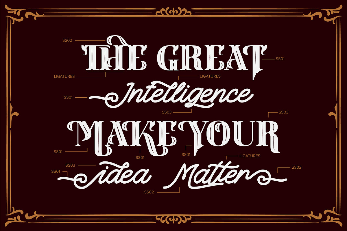 Carlingthon, a Script Font by Vintage Division (Photo 8 of 16)