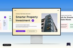 Smart Real Estate Investment, a Presentation Template by Claymoon Lab