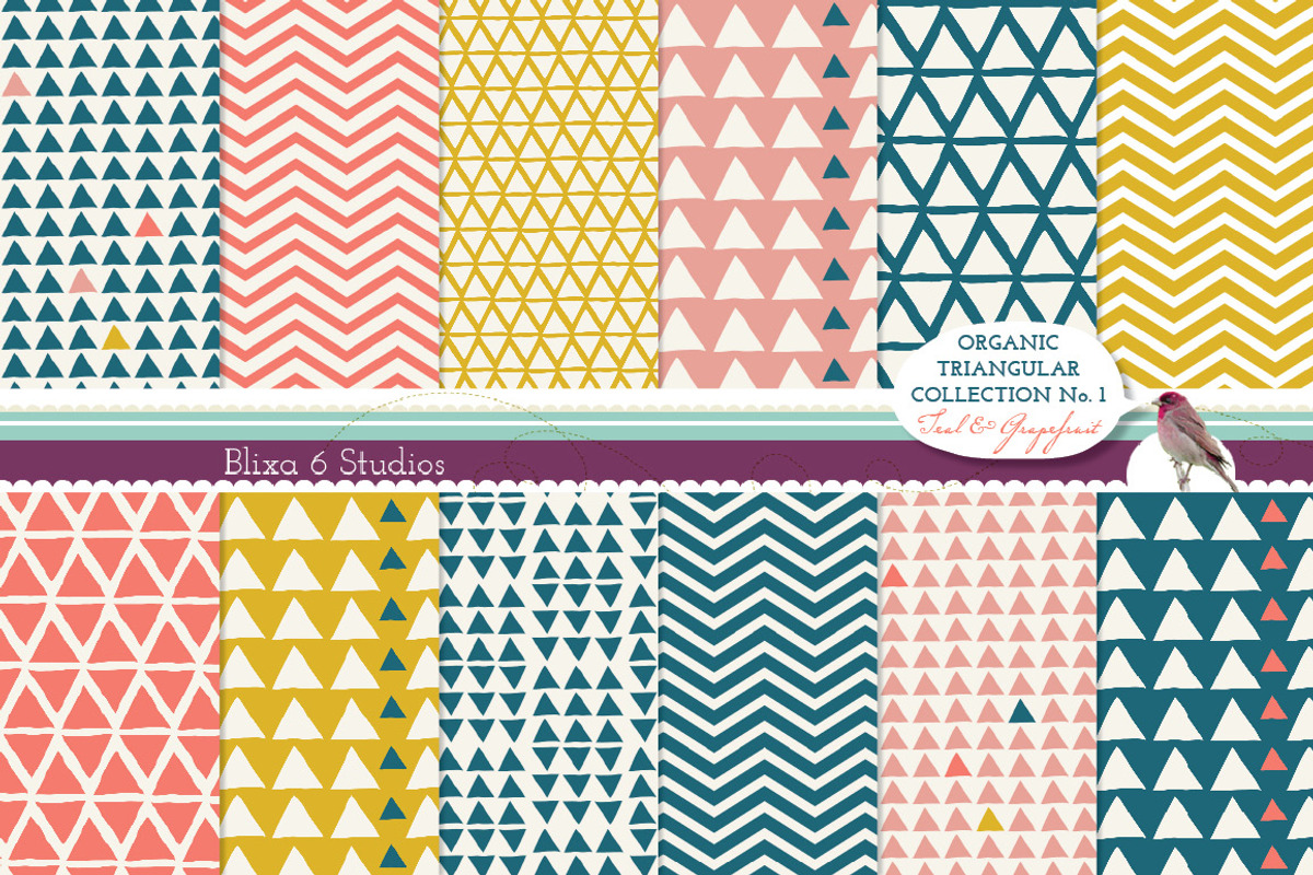 35 Organic Geometry Patterns Bundle preview 4