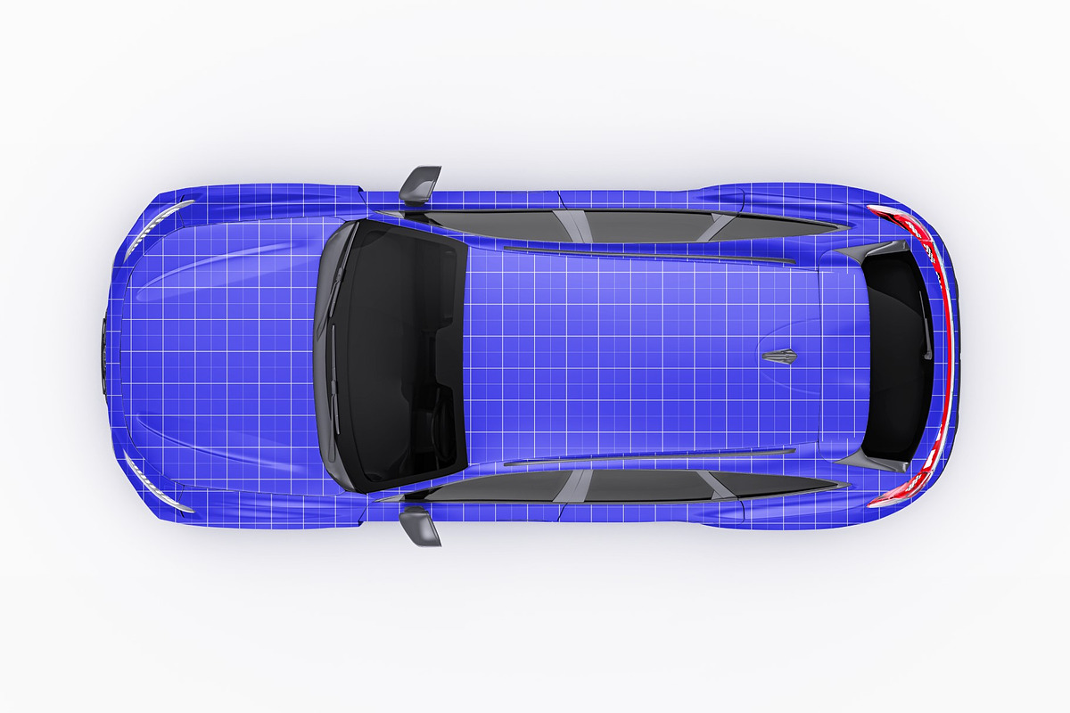 2027 Sport Performance Wagon Set, an Advertising Mockup by Halal Graphic Studio (Photo 10 of 12)