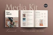 LEMONADE | Media Kit Canva Template, a Print Template by Sierra Creative Studio (Thumbnail 1 of 10)