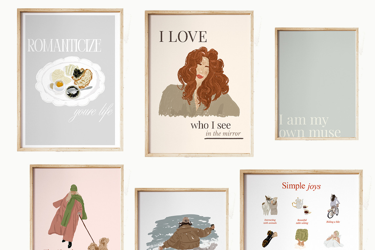 The Aesthetic BUNDLE: 8 in 1, an Object Graphic by divanovskaya_nv (Photo 15 of 30)
