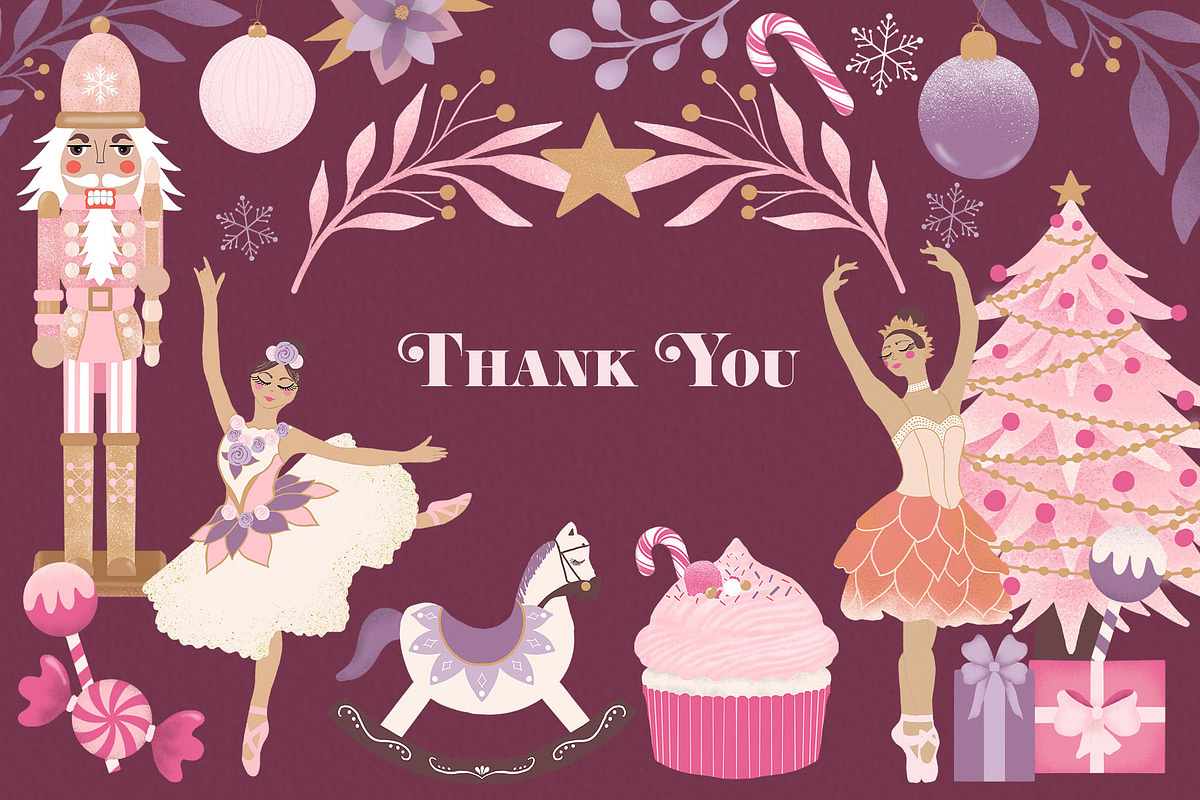Sugarplum Christmas Clipart, an Illustration by The Audacious Brush (Photo 10 of 10)