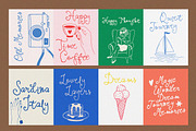 Antique Script Whimsical font, a Handwritten Font by MaxArt Foundry (Thumbnail 8 of 9)