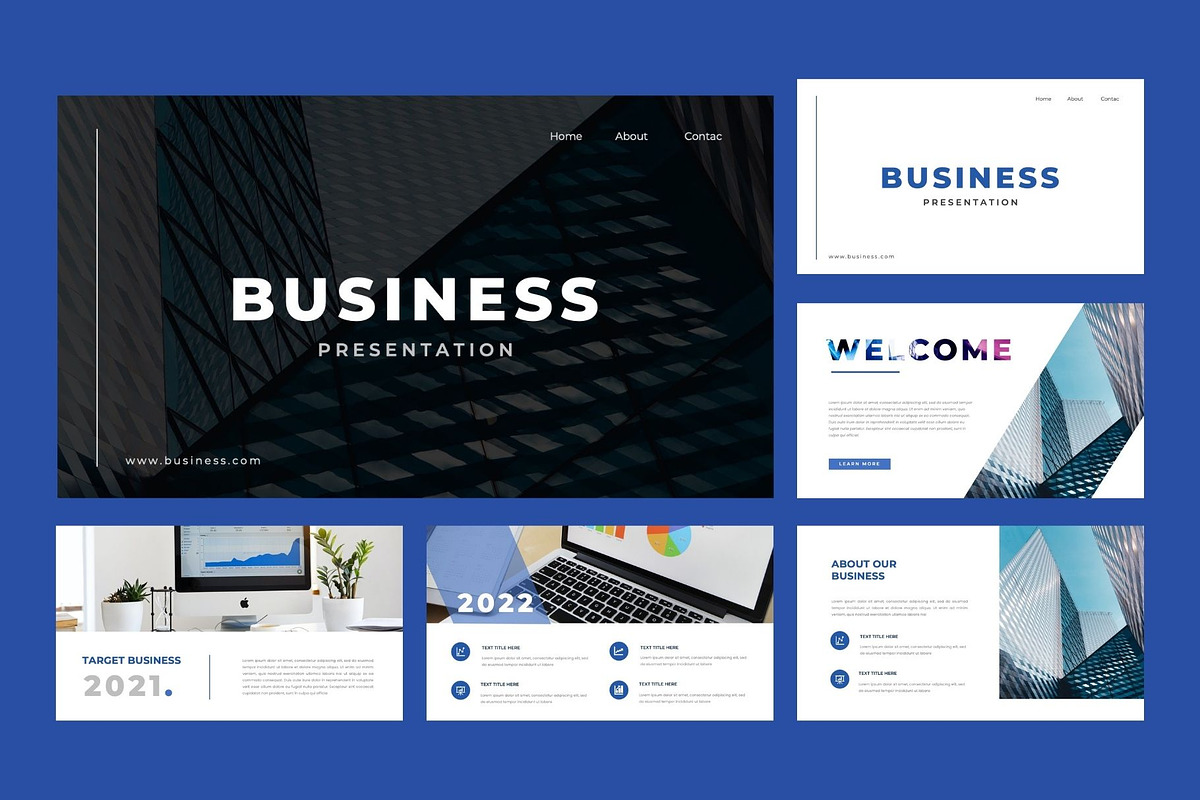 BUSINESS Presentation PowerPoint, a Presentation Template by Rizki Herdian (Photo 2 of 6)