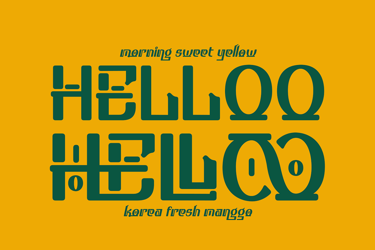 Hamsachin - Modern Korean Font, a Sans Serif Font by madeDeduk (Photo 5 of 8)