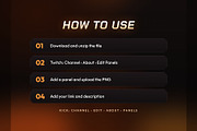 Fire Twitch & Kick Panels, an Object Graphic by Gear Store (Thumbnail 7 of 7)