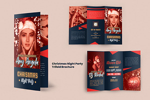 Christmas Night Party Trifold