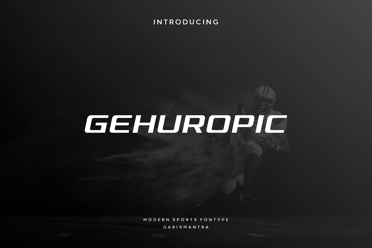 Gehuropic, a Font by garismantra (Photo 1 of 4)