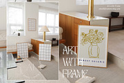 51 Frame Mockups - Vintage Furniture, a Product Mockup by ArtwithFrame (Thumbnail 4 of 50)